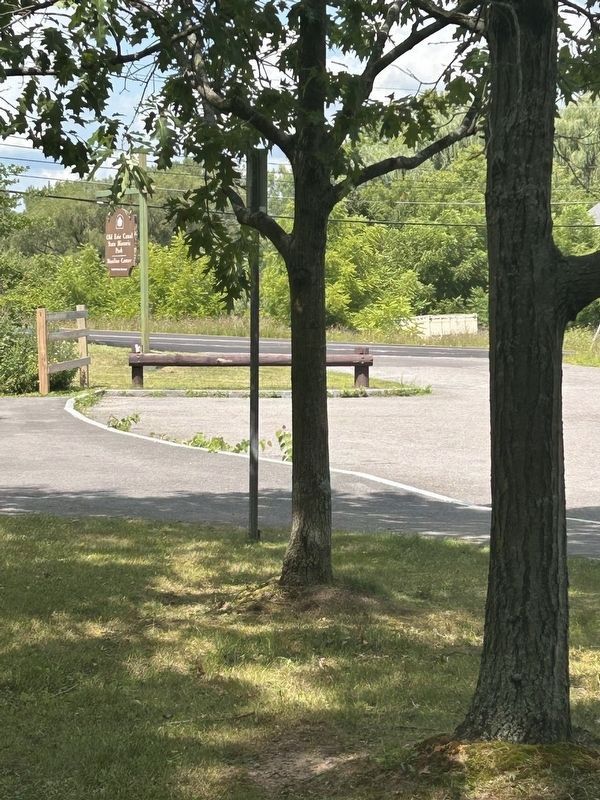 The Erie Route West Marker - Entrance to the Old Erie Canal State Historic Park. Click for full size. The Erie Route West Marker - Entrance to the Old Erie Canal State Historic Park image. Click for full size.