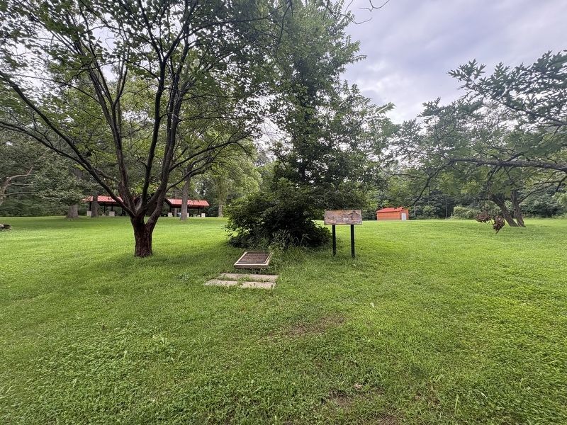 Two markers about the Scott Settlement image. Click for full size.
