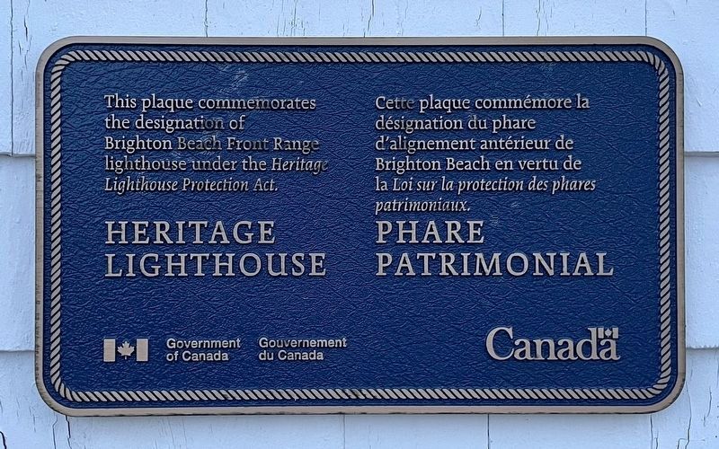 Heritage Lighthouse Marker. Click for full size. Heritage Lighthouse Marker image. Click for full size.
