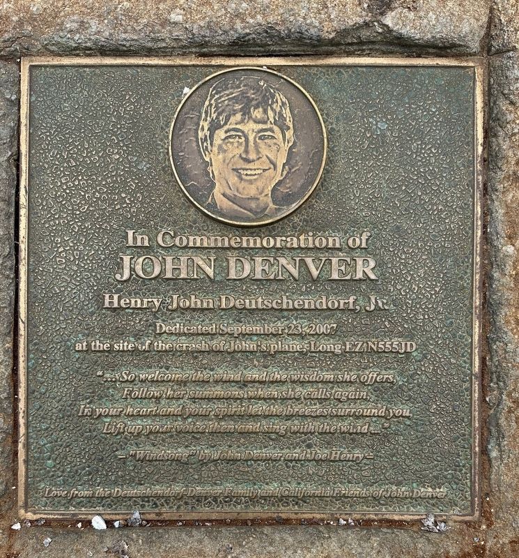 In Commemoration of John Denver Marker. Click for full size. In Commemoration of John Denver Marker image. Click for full size.