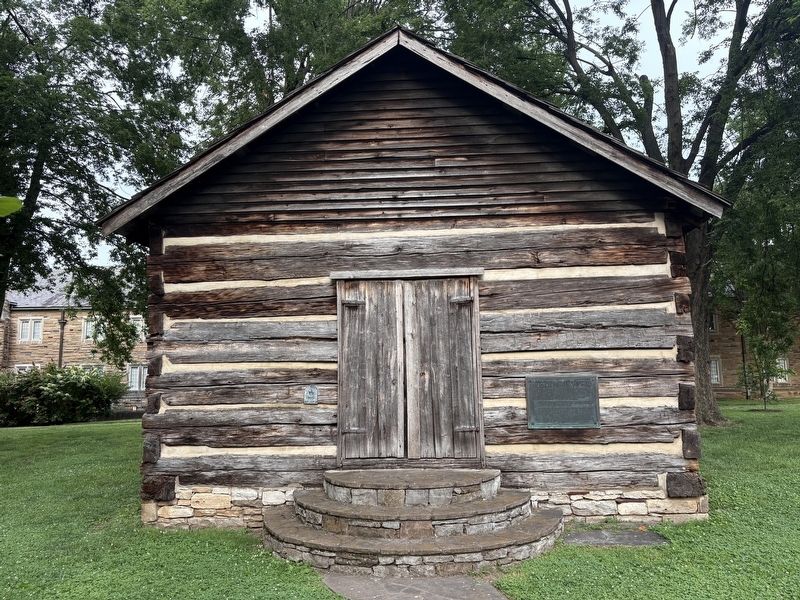 Strother's Meeting House Marker. Click for full size. Strother's Meeting House Marker image. Click for full size.