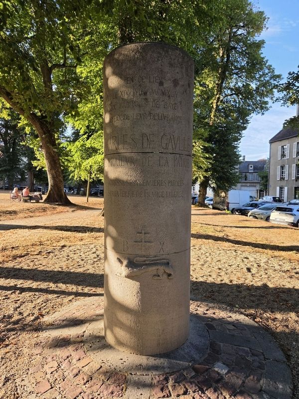 Discours du général de Gaulle à Bayeux / General de Gaulle’s Speech in Bayeux Marker. Click for full size. Discours du général de Gaulle à Bayeux / General de Gaulle’s Speech in Bayeux Marker image. Click for full size.