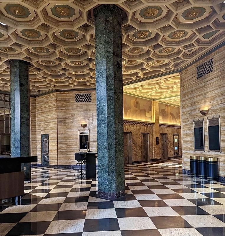 One Bunker Hill Lobby. Click for full size. One Bunker Hill Lobby image. Click for full size.