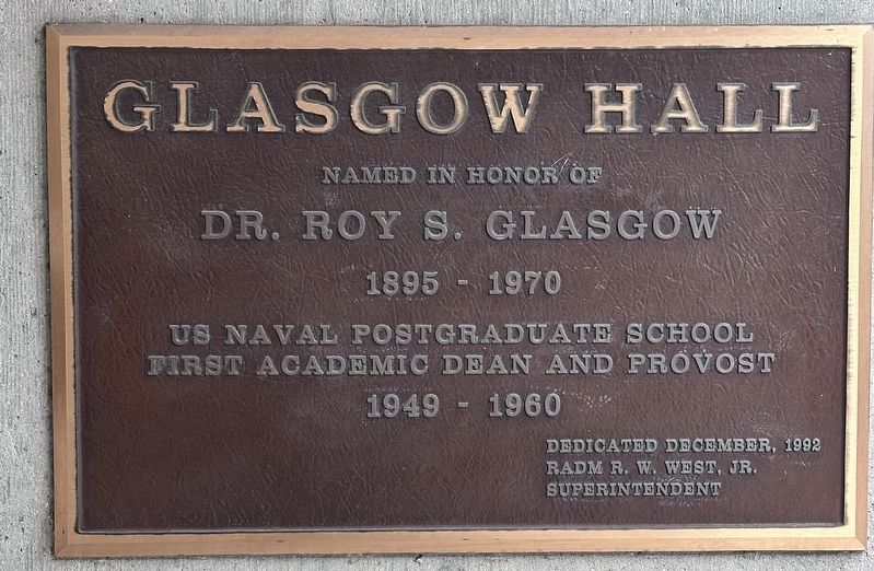 Glasgow Hall Marker. Click for full size. Glasgow Hall Marker image. Click for full size.