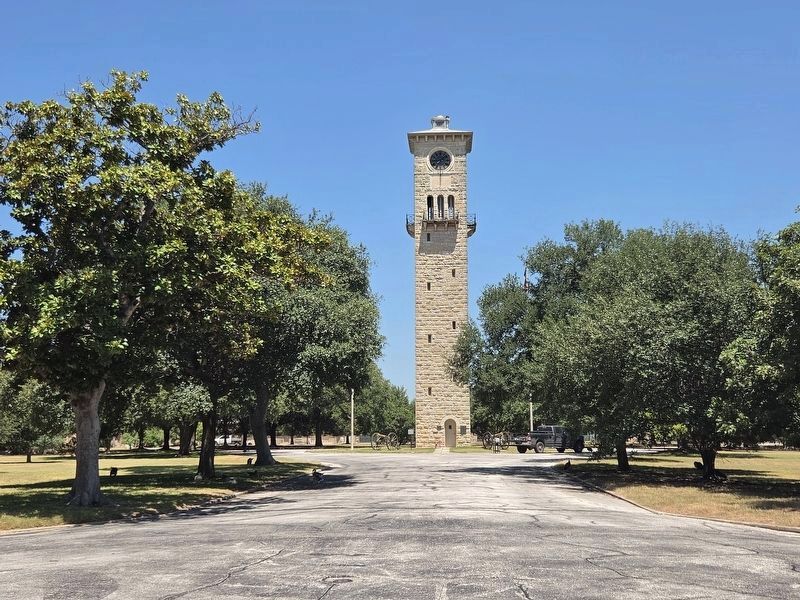 The Quadrangle and the Staff Post Marker. Click for full size. The Quadrangle and the Staff Post Marker image. Click for full size.
