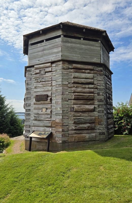 Sentinel of a Divided Town Marker image. Click for full size.