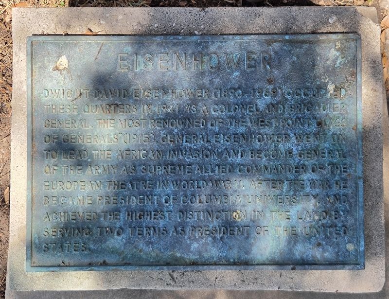 Eisenhower Marker. Click for full size. Eisenhower Marker image. Click for full size.