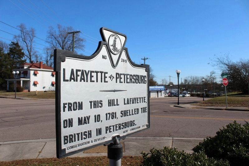 Lafayette At Petersburg Marker image. Click for full size.