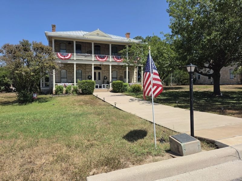 Travis House and Marker. Click for full size. Travis House and Marker image. Click for full size.