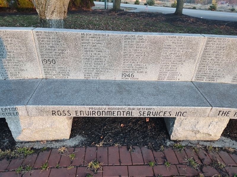 Eaton Township Veterans Memorial. Click for full size. Eaton Township Veterans Memorial image. Click for full size.