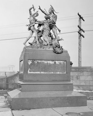 Fort Dearborn Massacre Monument image. Click for full size.