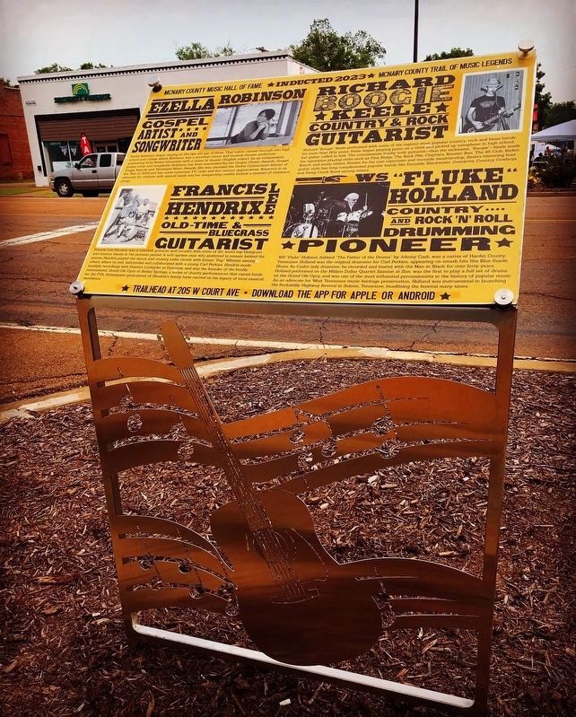 McNairy County Music Hall of Fame Marker. Click for full size. McNairy County Music Hall of Fame Marker image. Click for full size.