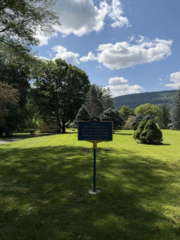 Site of Major Eckerson's Mill Marker image. Click for full size.
