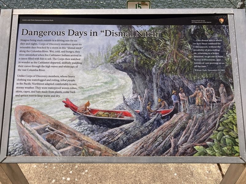 Dangerous Days in "Dismal Nitch" Marker image. Click for full size.
