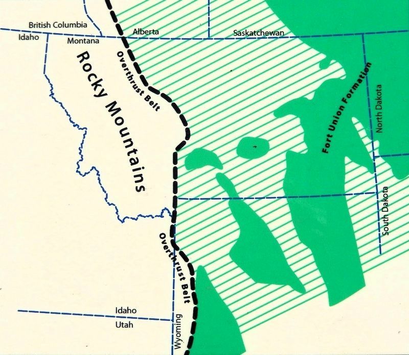 Marker detail: The Fort Union Formation image. Click for full size.