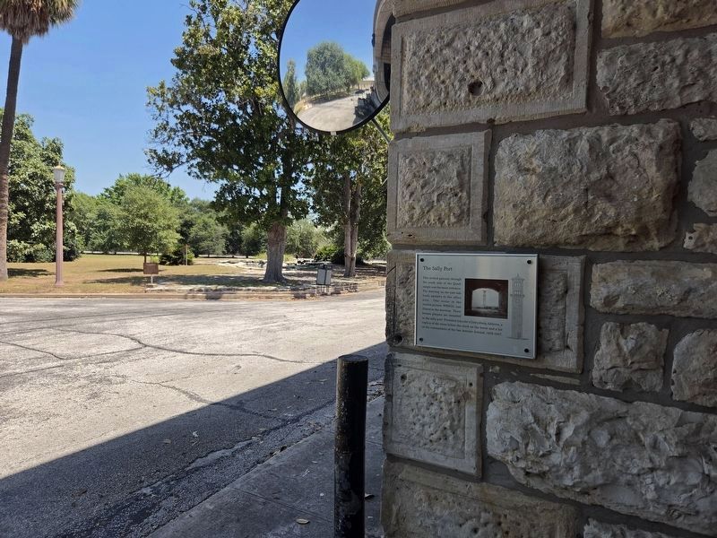 The Sally Port Marker. Click for full size. The Sally Port Marker image. Click for full size.