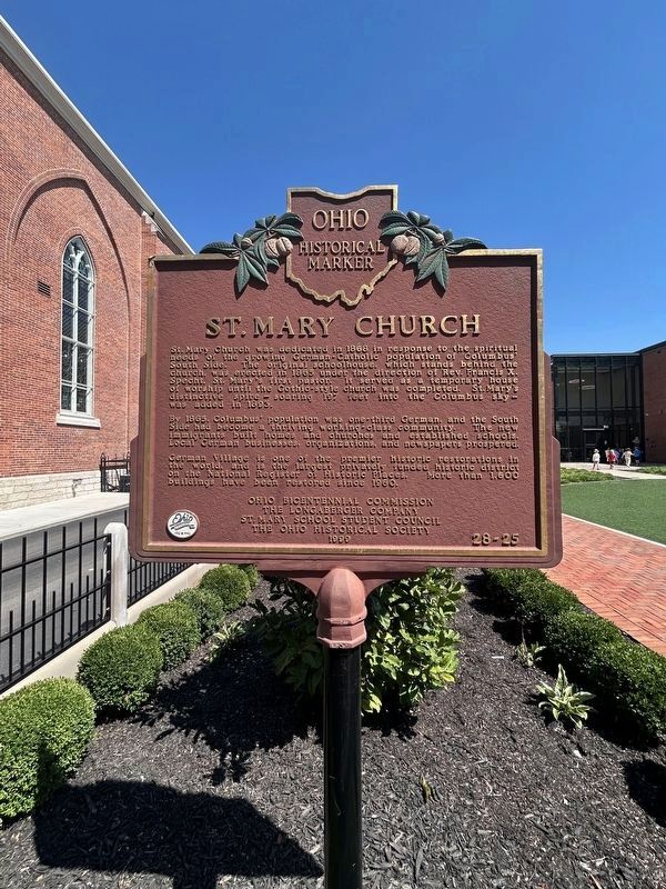 St. Mary Church Marker image. Click for full size.