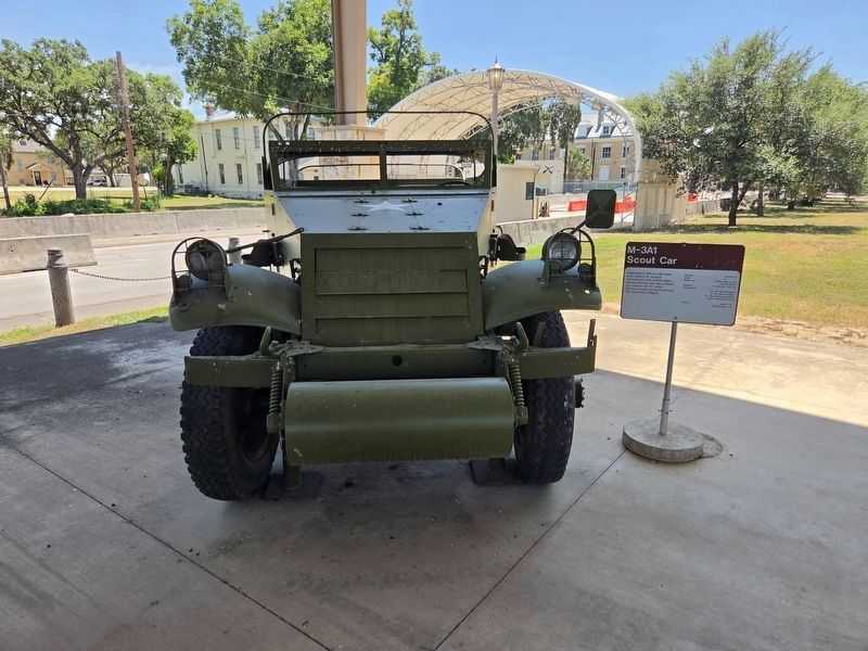M-3A1 Scout Car and Marker image. Click for full size.