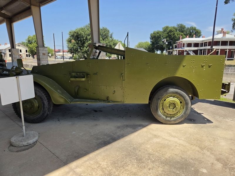 M-3A1 Scout Car and Marker image. Click for full size.