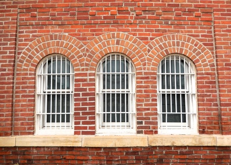 Tama County Jail (1870) (<i>south window detail</i>). Click for full size. Tama County Jail (1870) (<i>south window detail</i>) image. Click for full size.