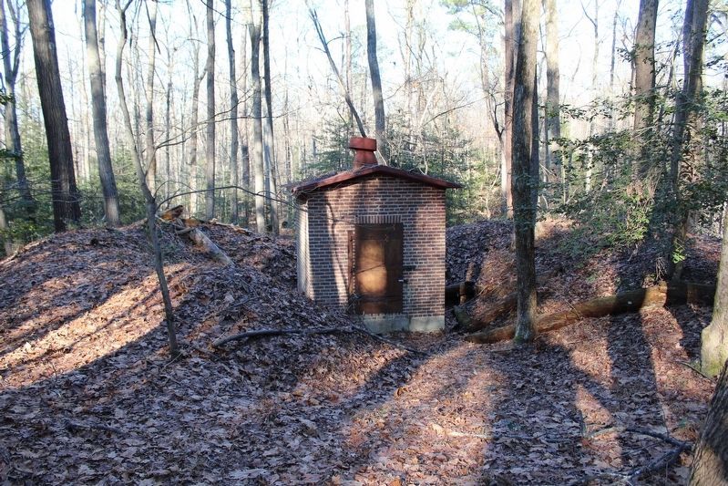 Camp Lee (Prince George County/Petersburg) Powder Magazine. Click for full size. Camp Lee (Prince George County/Petersburg) Powder Magazine image. Click for full size.