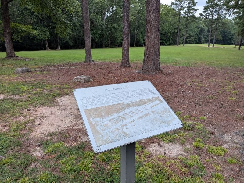 CCC Camp Site Marker. Click for full size. CCC Camp Site Marker image. Click for full size.