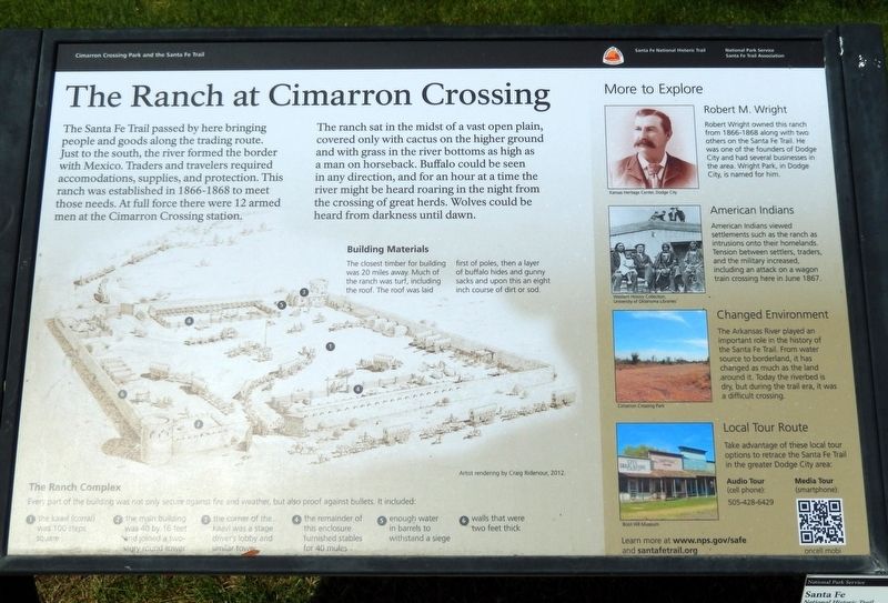 The Ranch at Cimarron Crossing Marker. Click for full size. The Ranch at Cimarron Crossing Marker image. Click for full size.
