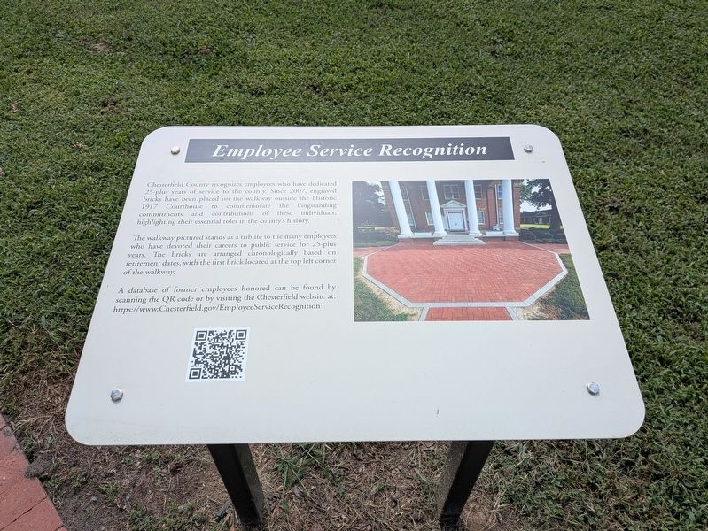 Employee Service Recognition Marker image. Click for full size.