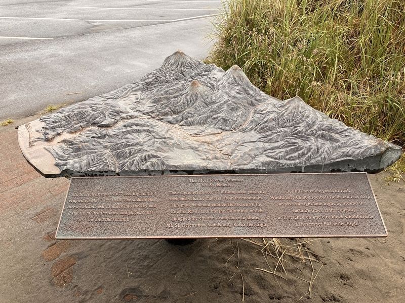 The Volcanos of Lewis and Clark Marker. Click for full size. The Volcanos of Lewis and Clark Marker image. Click for full size.
