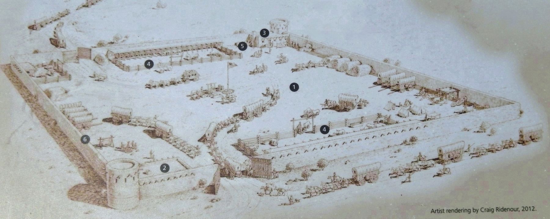 Marker detail: The Ranch Complex. Click for full size. Marker detail: The Ranch Complex image. Click for full size.