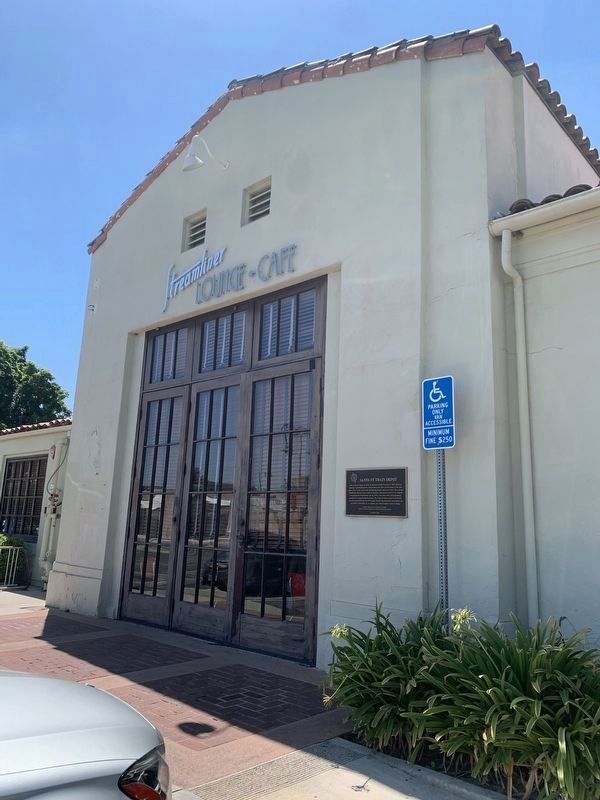 Santa Fe Train Depot Marker image. Click for full size.