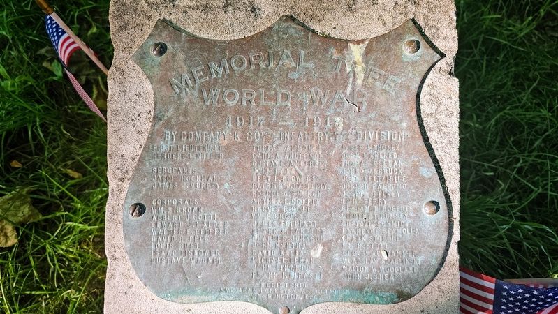 Company K 307th Infantry 77th Division Marker. Click for full size. Company K 307th Infantry 77th Division Marker image. Click for full size.