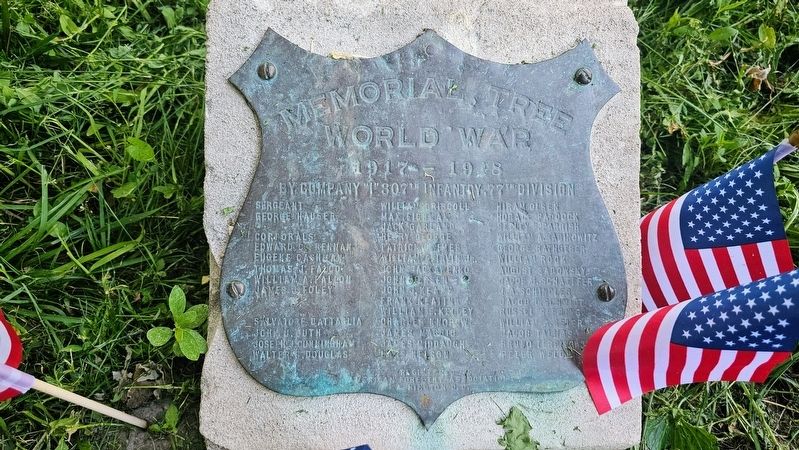 Company I 307th Infantry, 77th Division Marker. Click for full size. Company I 307th Infantry, 77th Division Marker image. Click for full size.