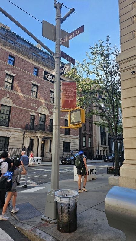 Metropolitan Museum Historic District Marker. Click for full size. Metropolitan Museum Historic District Marker image. Click for full size.