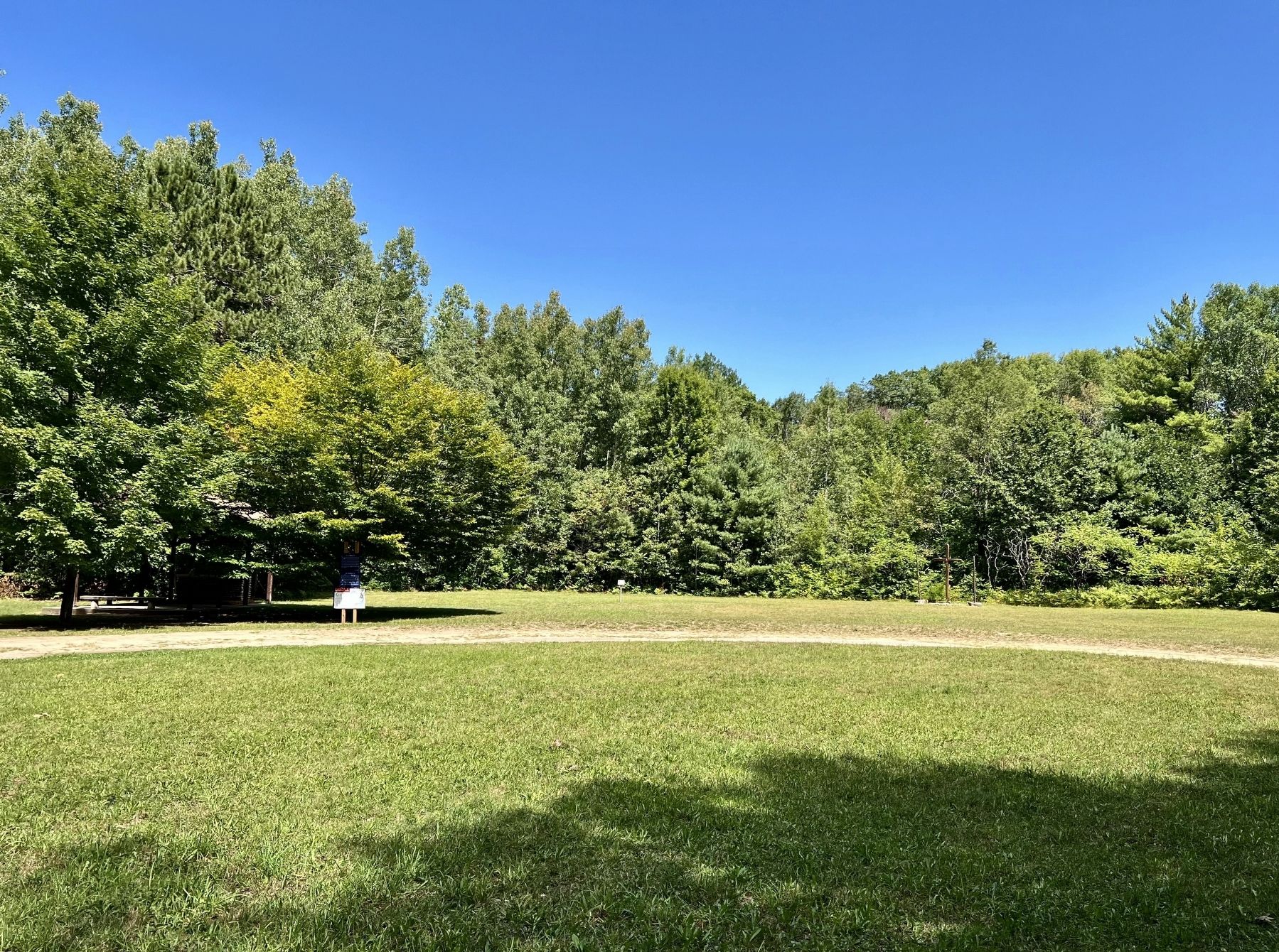 Site of St. Ignace II in 2026. Click for full size. Site of St. Ignace II in 2026 image. Click for full size.