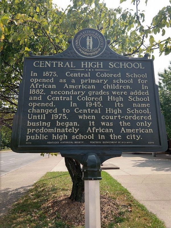 Central High School Marker. Click for full size. Central High School Marker image. Click for full size.