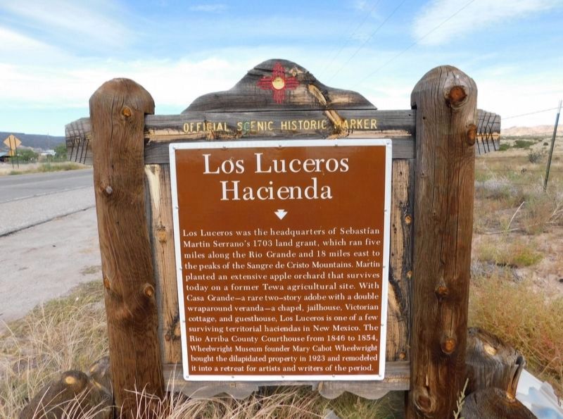 Los Luceros Hacienda Marker image. Click for full size.