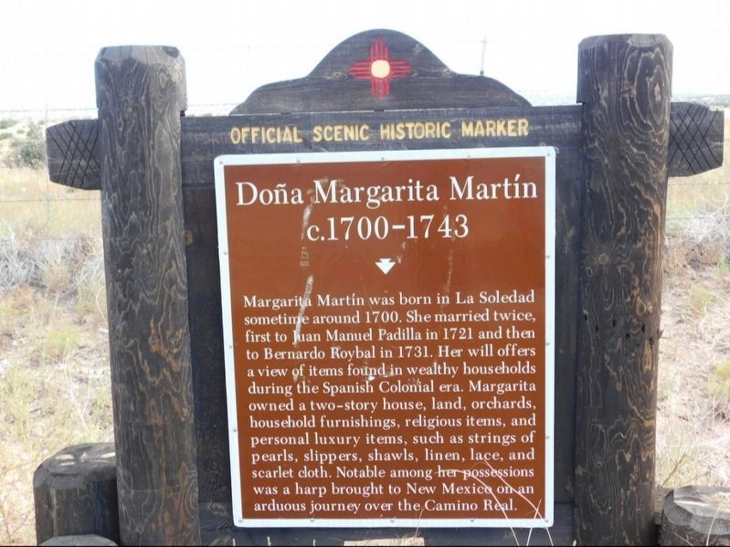 Dona Margarita Martin Marker image. Click for full size.
