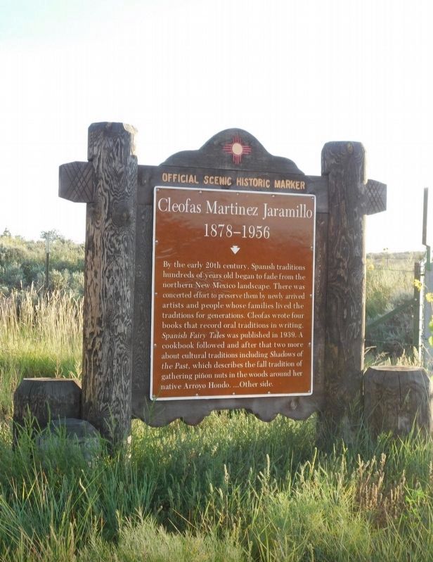 Cleofas Martinez Jaramillo Marker. Click for full size. Cleofas Martinez Jaramillo Marker image. Click for full size.