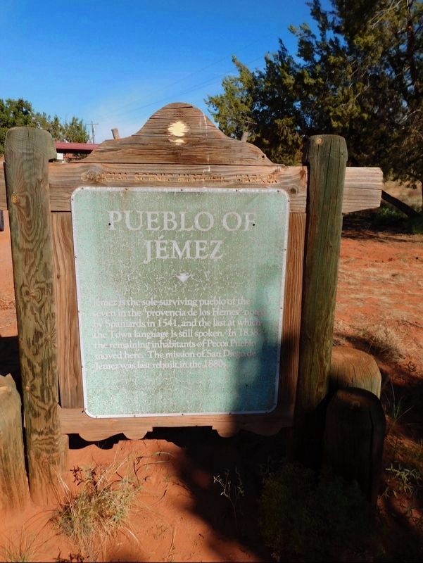 Pueblo of Jémez Marker. Click for full size. Pueblo of Jémez Marker image. Click for full size.