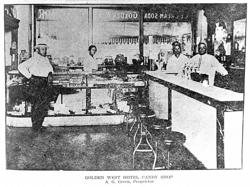The Golden West Hotel Candy Shop. Click for full size. The Golden West Hotel Candy Shop image. Click for full size.