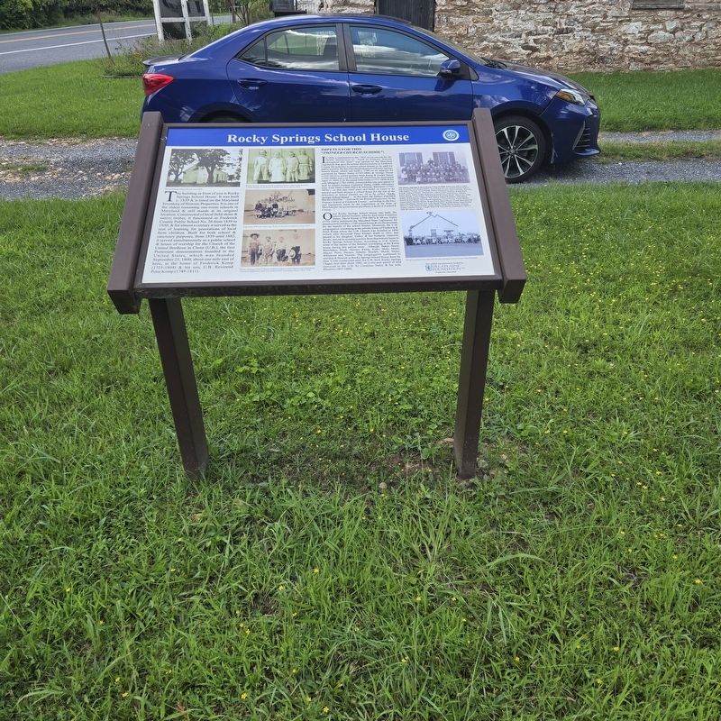 Rocky Springs School House Marker. Click for full size. Rocky Springs School House Marker image. Click for full size.