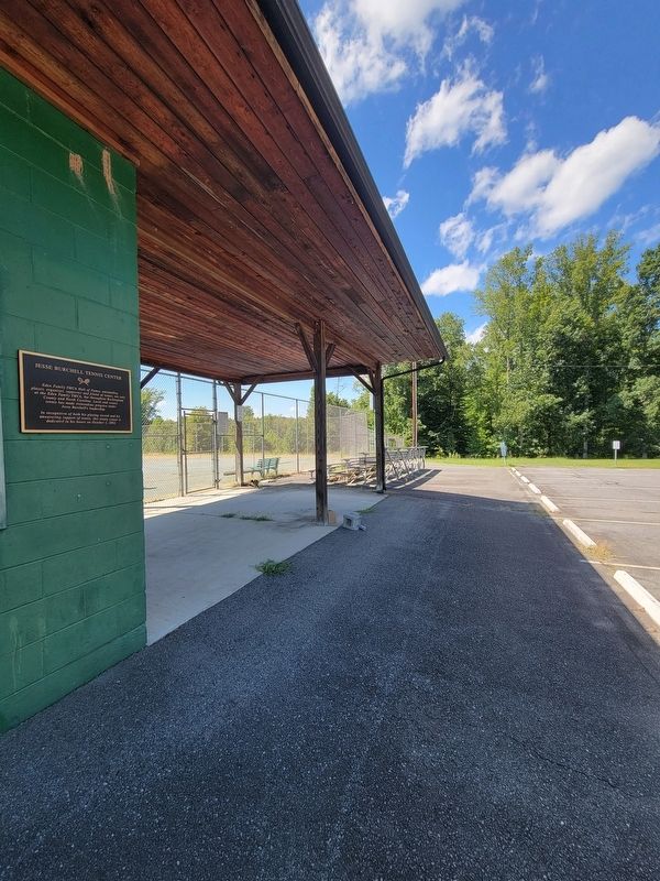 Jesse Burchell Tennis Center Marker. Click for full size. Jesse Burchell Tennis Center Marker image. Click for full size.