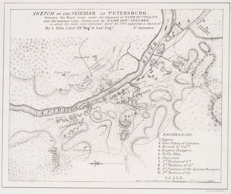 Battle of Petersburg Engraving. Click for full size. Battle of Petersburg Engraving image. Click for full size.
