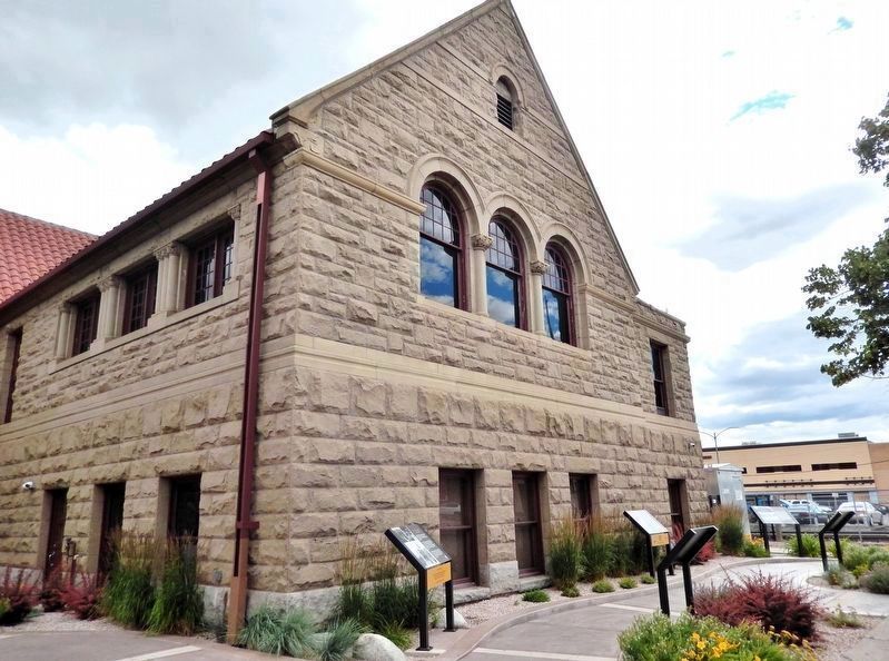 The Parmly Billings Library (<i>northwest elevation</i>). Click for full size. The Parmly Billings Library (<i>northwest elevation</i>) image. Click for full size.