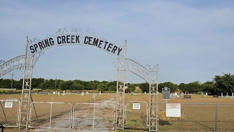 Spring Creek Cemetery image. Click for full size.