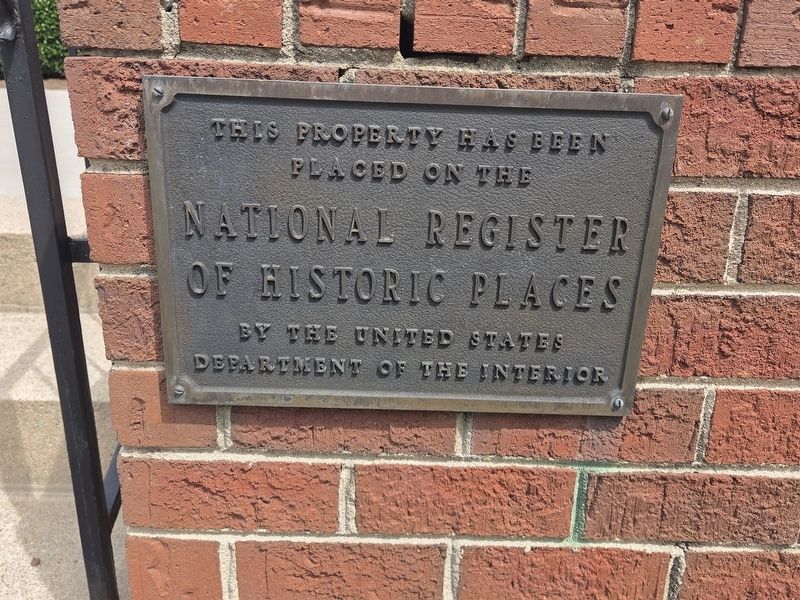 National Register of Historic Places plaque near the sanctuary entrance. Click for full size. National Register of Historic Places plaque near the sanctuary entrance image. Click for full size.