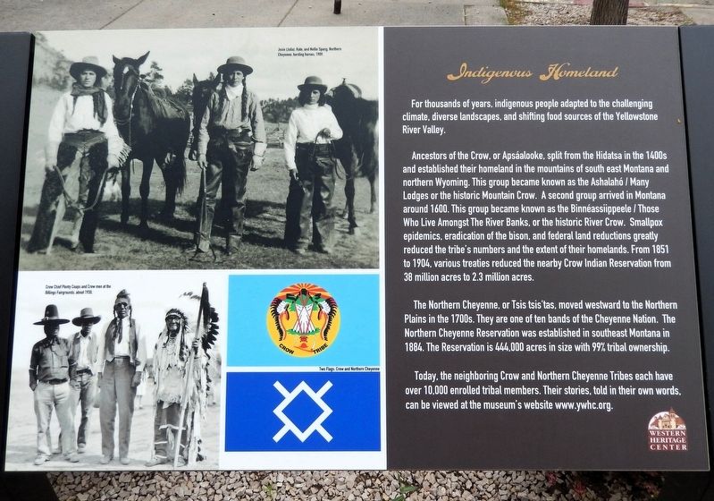 Indigenous Homeland Marker image. Click for full size.