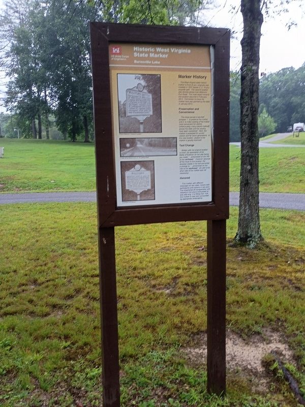 Historic West Virginia State Marker Marker image. Click for full size.