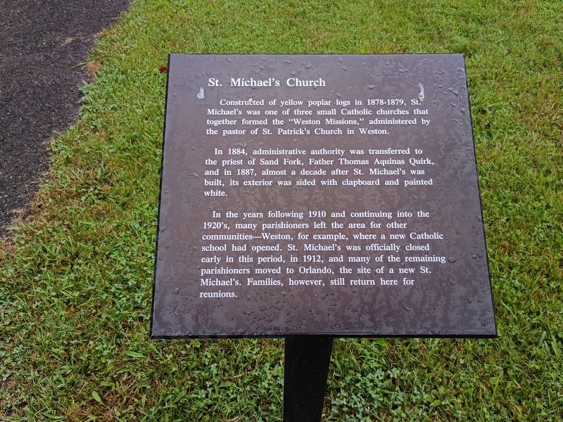 St. Michael’s Church Marker. Click for full size. St. Michael’s Church Marker image. Click for full size.